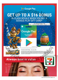 In september 2004, the number of locations in hong kong was substantially boosted when dairy farm acquired daily stop, a rival convenience store chain, from scmp retailing (hk). 7 Eleven Google Play Gift Card Get Up To A 16 Bonus In Clash Royale When You Buy A Google Play Gift Card T C App Google Play Gift Card Gift Card Google Play