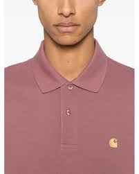 Carhartt Cotton Polo in Pink for Men