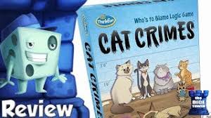 Flip & rearrange all 9 color cubes on the 3 x 3 tray until each colour appears once in every row and column. Cat Crimes Review With Tom Vasel Youtube