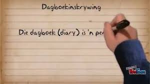 How do i write god bless in afrikaans? How To Write A Diary In Afrikaans Youtube