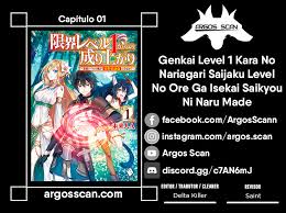Genkai level 1 kara no nariagari saijaku level no ore ga isekai saikyou ni naru made. Genkai Level 1 Kara No Nariagari Saijaku Level No Ore Ga Isekai Saikyou Ni Naru Made Capitulo 01 Genkai Level 1 Kara No Nariagari Saijaku Level No Ore Ga Isekai Saikyou Ni
