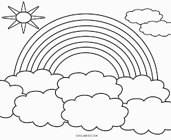 Free printable rainbow coloring pages are a fun way for kids of all ages to develop creativity, focus, motor skills and color recognition. Free Printable Rainbow Coloring Pages For Kids