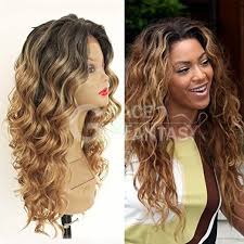 Black And Blonde Ombre Curly Hair Long Blonde Ombre Curly Lace Wigs 2 Tone Color Brown Roots Loose Curly Synthetic Hair Lace Wigs For Women 24 Inch Us 63 11 Gracefantasy Wig Hairstyles Long Hair Styles Curly Hair Styles