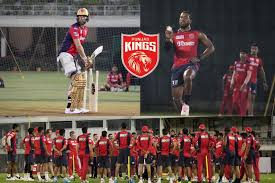 The name and cricket jersey number of each player's shirts started to be seen. Ipl 2021 Punjab Kings Begin Training In Their New Training Kit