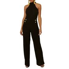 Uk 10 Sleeveless Black Womens Halterneck Sleeveless Jumpsuit Playsuit Romper Wide Leg Dress Fashion Elegant On Onbuy Also set sale alerts and shop exclusive offers only on shopstyle. uk 10 sleeveless black womens halterneck sleeveless jumpsuit playsuit romper wide leg dress fashion elegant