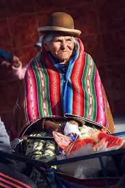Elderly Street Vendor La Paz Bolivia Bolivia Peru Travel Bolivian Women