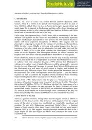 Act 1 Questions Othello - What Is Iago'S Complaint In Scene I? In Other  Words Why Does Iago Hate Othello? For That Matter Why Do Roderigo And  Brabantio | Course Hero
