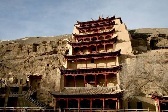 Cuevas de Mogao en Dunhuang, uno de los grandes tesoros de la Ruta de la Seda.