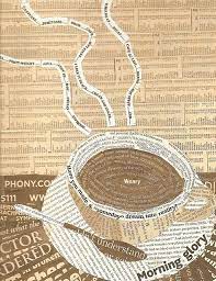 Great Use Of Odd Items Newspaper Collage Paper Collage Art Collage Art