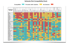 Saltwater Fish Compatibility Chart