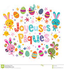 *** pâques est une fête religieuse qui commémore la résurrection de jésus pour la religion chrétienne.pâques se célèbre à la fin du pâques — пасха во франции. Joyeuses Paques Frohliche Ostern In Der Franzosischen Grusskarte Vektor Abbildung Illustration Von Darstellung Schablone 53493595