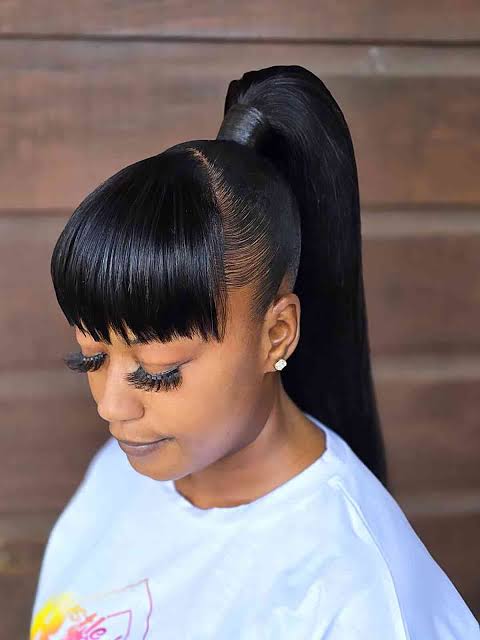 18 Cute Ponytails with Bangs to Copy for 2026