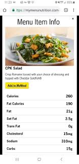 What to eat at pizza hut: California Pizza Kitchen Nutrition Propranolols