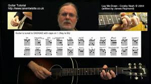 Lay Me Down Crosby Nash Guitar Lesson Dvd And Tab