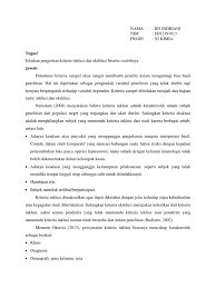 Selain itu, sampel juga harus memenuhi kriteria inklusi dan eksklusi penelitian. Kriteria Inklusi Dan Eksklusi Beserta Contohnya