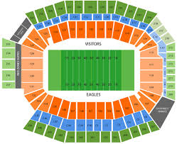 Eagles Stadium Seating Chart View Www Bedowntowndaytona Com