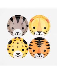 Les idées présentées ici ne sont pas exhaustives ; 8 Petites Assiettes Animaux De La Jungle My Little Day Les Bambetises