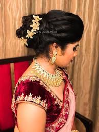 Gorgeous Bridal Updo By Vejetha For Swank Bridal Hairstyle Hair Accessories Bridal Lehenga Bridal Indian Bridal Hairstyles Bridal Makeup Looks Hair Styles