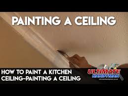 how to paint a kitchen ceiling painting