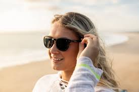 Wearing Sunglasses Beach Eyewear Blenders Eyewear Rosemary Beach Sunglasses
