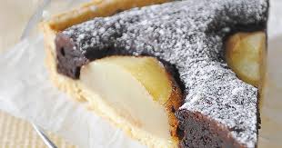 Recette Tarte Poires Chocolat En Video Recette Recette Tarte Poire Poire Au Chocolat Recette Tarte Poire Chocolat