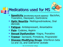 But your doctor can give you certain kinds of medicine if they think they'll help. Multiple Sclerosis