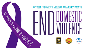 Domestic violence awareness month october concept with deep purple awareness ribbon. October Increases Domestic Violence Awareness The Simmons Voice
