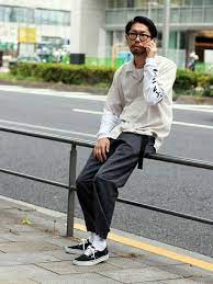 masu tk takeo kikuchi tk takeo kikuchiのシャツ ブラウスを使ったコーディネート wear ブラウス シャツ チノパン ファッション