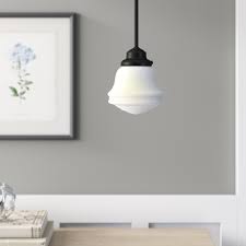 Townsend 1 Light Schoolhouse Pendant Reviews Birch Lane