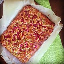 Forced rhubarb (available from january to early february) is grown under pots and has a more. Nami Nami A Food Blog Equal Rhubarb Cake Rhabarber Rezepte Rhabarberkuchen Rhabarber