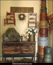 Decorating Theme Bedrooms Maries Manor Primitive Americana Decorating Style Folk Ar Country Decor Rustic Primitive Decorating Country Primitive Decorating
