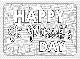 Celebrated annually on march 17, the holiday commemorates the titular saint's death, which occurred over 1,000 years ago during the 5th. Free Printable St Patrick S Day Coloring Pages