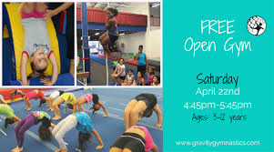 free open gym gravity gymnastics