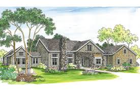 Some custom designs have open living spaces with adjoining hallways and bedrooms. European House Plans Brelsford 30 202 Associated Designs