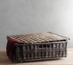 East2eden seagrass underbed under bed wicker storage basket. Willow Underbed Storage Basket Pottery Barn