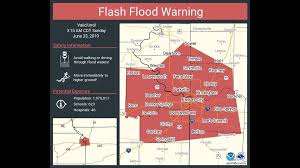 A flash flood warning is issued when a flash flood is imminent or occurring. Kansas City Under Flash Flood Warning Until Sunday Morning The Kansas City Star