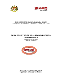 Department of department of standards standards malaysia malaysia development of malaysian standards. Fkusk1 Samm Policy 10 Amd 110814 Edit