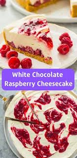 Very easy and very tasty. No Bake White Chocolate Raspberry Cheesecake Cheesecake Desserts Chocolate Raspberry Cheesecake Raspberry Cheesecake White Chocolate Raspberry Cheesecake