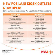 Their customers have the facility to track their parcels from anywhere in the world. Pos Malaysia Berhad On Twitter Look Out For Our Latest Ezidrive Thru And Pos Laju Kiosk At The Location Below