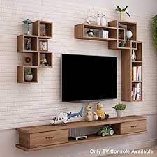 Shop allmodern for modern and contemporary floating tv wall unit to match your style and budget. Floating Shelf Floating Shelf Wall Mounted Tv Cabinet Wall Background Storage Shel Floating Shelves Living Room Living Room Tv Unit Designs Living Room Tv Unit