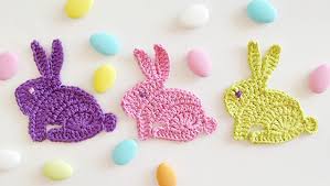 Get ideas and inspiration for diy and handmade crafts, sewing projects, art projects and more. Crochet Bunny Rabbit Applique Motifs Knit Crochet Blog