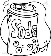 Food and drink coloring pages. 1001 Coloringpages Food And Drinks Food Soda Coloring Page