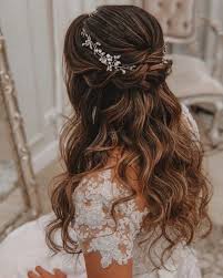 Bridal Hair Inspo Inh Hair Extensions In 2020 Wedding Hair Half Fall Wedding Hairstyles Wedding Hairstyles For Long Hair