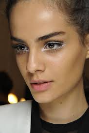 Eye Spy Fall Beauty Trends The Beauty Blog White Makeup White Eyeliner Makeup Looks