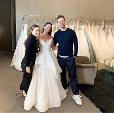 Lea Michele And Zandy Reich S Intimate Minimalist Wedding In California Celebrity Wedding Dresses Wedding Dresses Bridal Theme