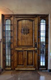 Puerta Lily Spanish Door With Sidelights Demejico Rustic Doors Spanish Doors Single Exterior Doors