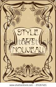 Stock Vector Art Nouveau Frame Con Imagenes Art Nouveau Estudios De Arte Amor Arte