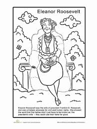 Free download 39 best quality 2nd grade coloring pages at getdrawings. Eleanor Roosevelt Worksheet Education Com Women In History Historical Women Eleanor Roosevelt