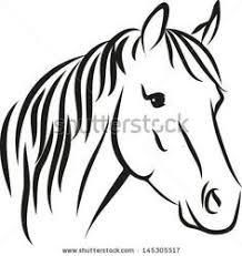 Image Result For Horse Outline Horse Illustration Horse Head Drawing Horse Outline