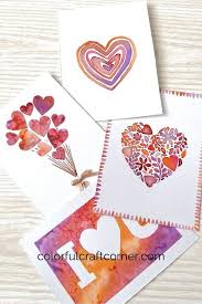 Check spelling or type a new query. 3 Easy Homemade Watercolor Valentine Cards Video Tutorial Colorful Craft Corner